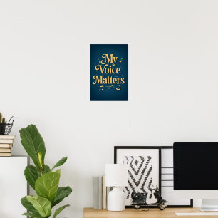 Souls musik: "My Voice Matters" Poster