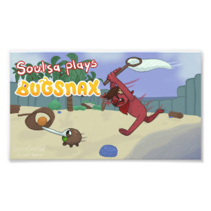 Soulsa spelar upp Bugsnax-miniatyr Fototryck