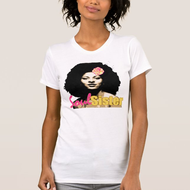 "Soulsyster" T-tröja Tee Shirt (Framsida)