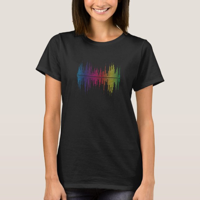 Sound Engineer Musician Music Audio Engineer Audio T Shirt (Framsida)