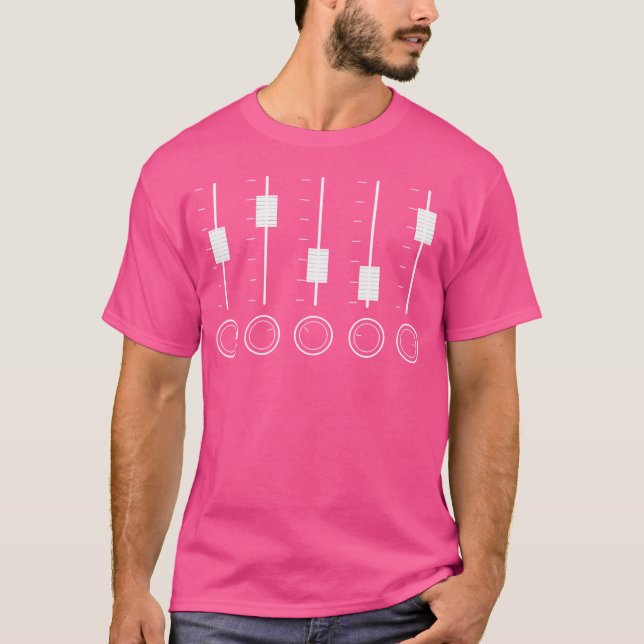 Sound Engineer Tonmeister Mixer Electro Audio Acou T Shirt (Framsida)