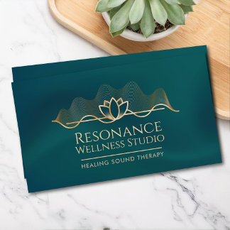 Sound Healing Lotus Wave Wellness Studio Visitkort