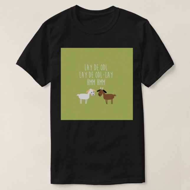 Sound of music goat herd Throw Pillow T Shirt (Design framsida)