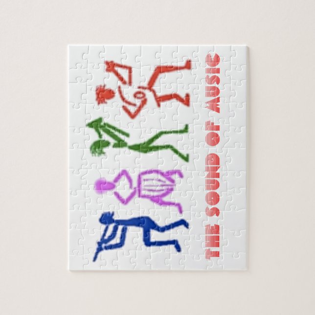 SOUND OF MUSIC sOM DA mÚSICA Pussel (Vertikal)