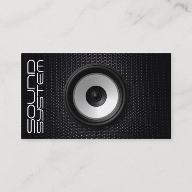 Sound service company visitkort (Framsida)