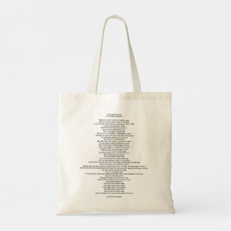 SoundGirls Awareness Project: Tote Bag med Dikt Tygkasse