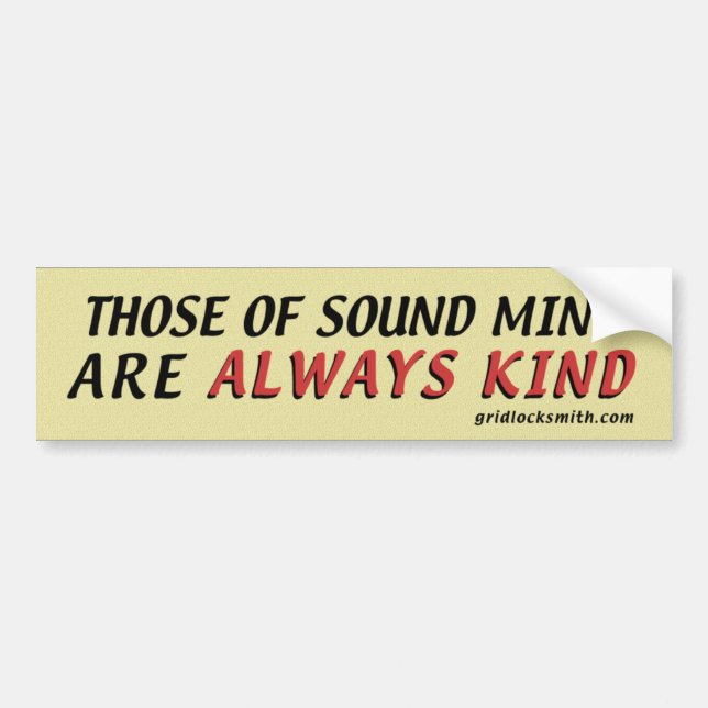 SoundMind-Sort Bildekal (Framsidan)