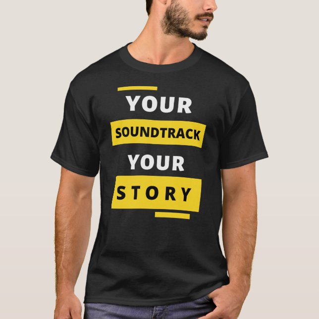 Soundtrack din EDM-DJ-artikel T Shirt (Framsida)