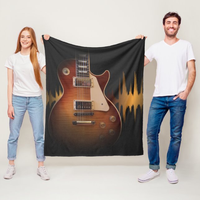 Soundwave Electric Guitar Fleecefilt (På plats)