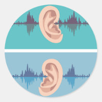 Soundwave genom det mänskliga örat