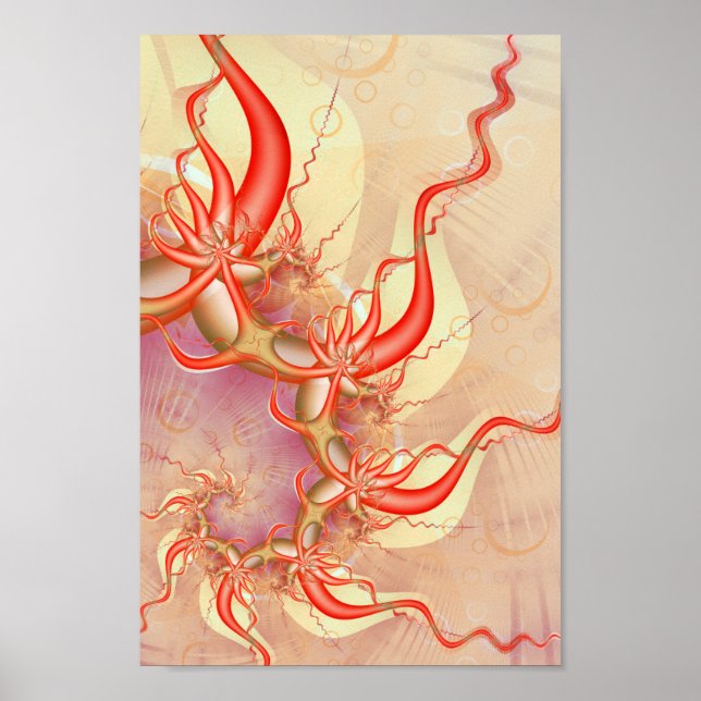 Soundwaves Fractal Poster (Framsidan)