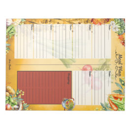 Soup Du Jour 7 Day Meal Planner Anteckningsblock