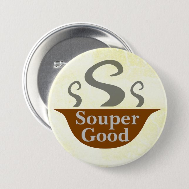 Souper Bra-knapp Knapp (Framsida & baksida)