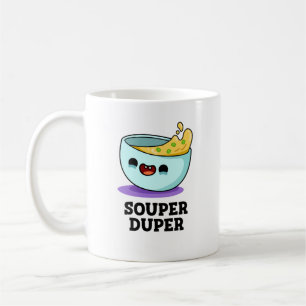 Souper Duper Funny Soppa Pun Kaffemugg