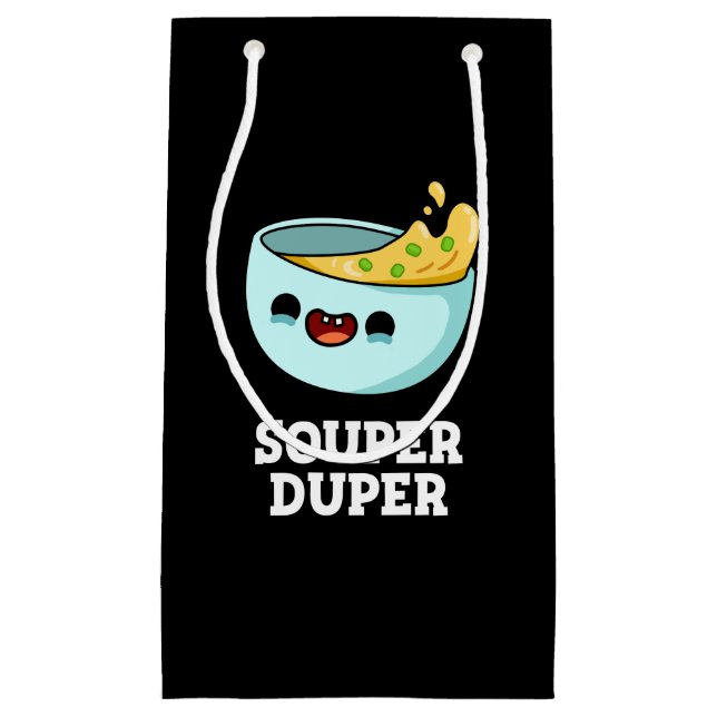 Souper Duper Funny Soppa Pun Mörk BG (Framsidan)