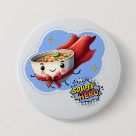 Souper Hjälte, Super Hjälte Soppa Puns | Knapp
