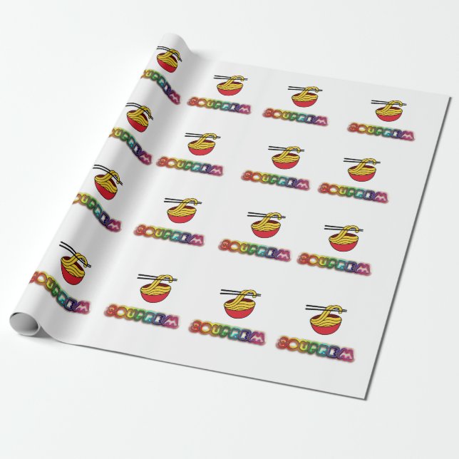 souprem Wrapping Papper Presentpapper (Utrullad)