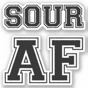 SOUR AF KLISTERMÄRKEN