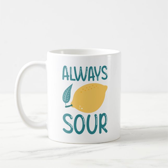 Sour alltid kaffemugg (Vänster)