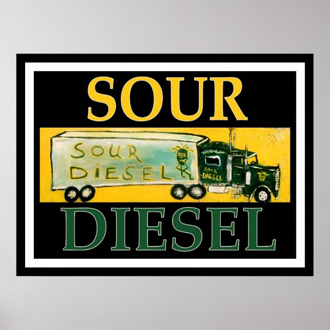 SOUR DIESEL POSTER (Framsidan)