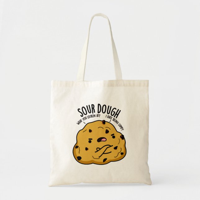 Sour Dough Funny Baking Pun Tygkasse (Framsidan)