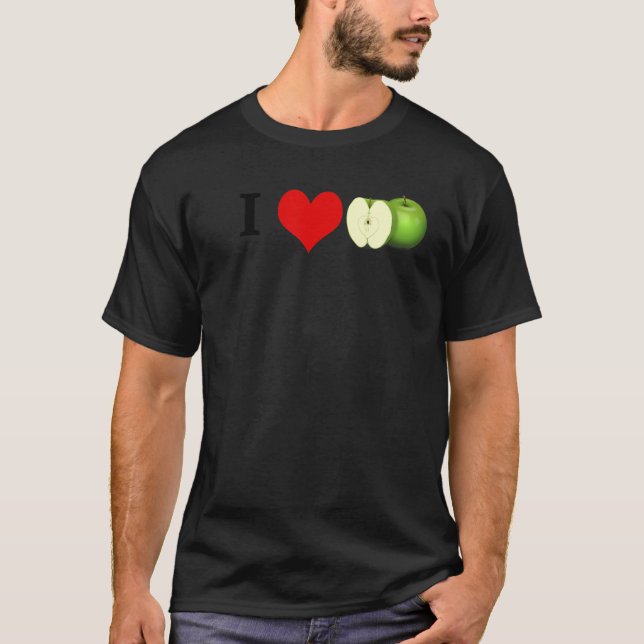 Sour Grönt Apple T Shirt (Framsida)