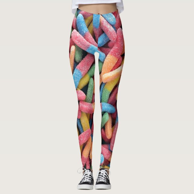 Sour Gummy Mask Leggings (Framsida)
