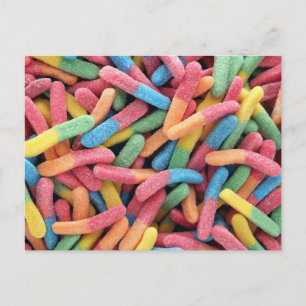 Sour Gummy Mask Vykort
