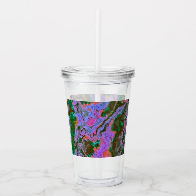 Sour Marble Acrylic Tumbler Take Away Mugg (Framsida)