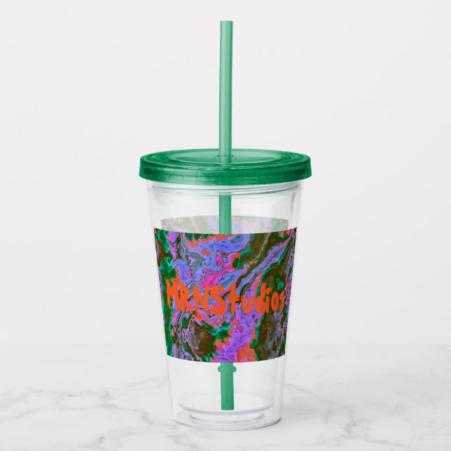 Sour Marble Acrylic Tumbler Take Away Mugg (Framsida)