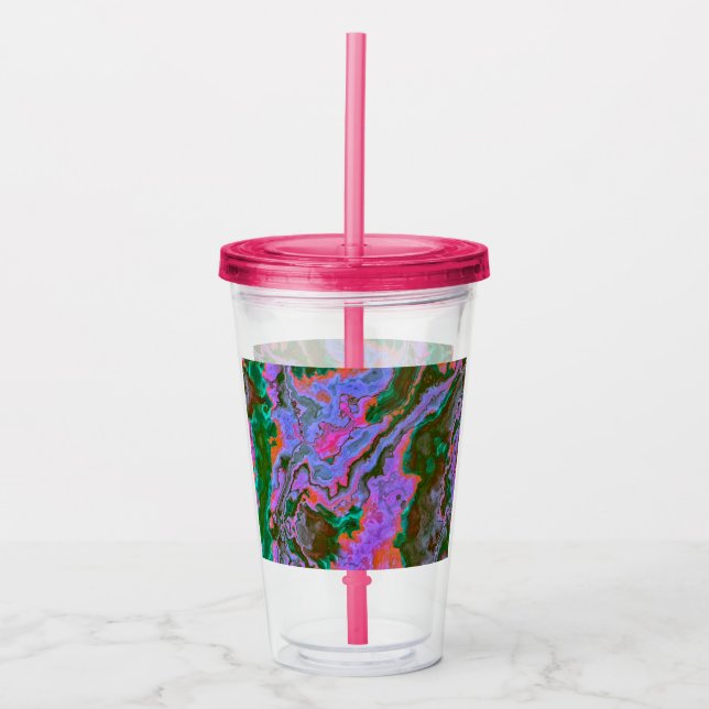 Sour Marble Acrylic Tumbler Take Away Mugg (Framsida)