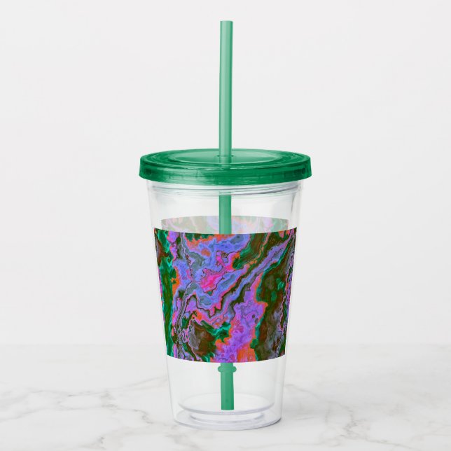 Sour Marble Acrylic Tumbler Take Away Mugg (Framsida)