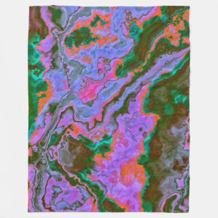 Sour Marble Fleece Blanket