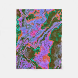 Sour Marble Fleece Blanket
