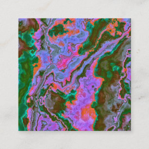 Sour Marble Fyrkantigt Visitkort