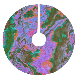 Sour Marble Julgransmatta Borstad Polyester