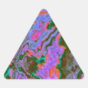 Sour Marble Triangelformat Klistermärke