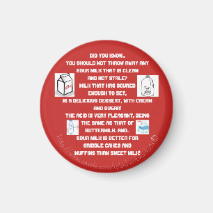 "Sour Mjölk" Magnet