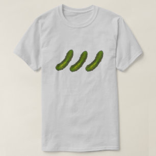 Sour Pickles Crunchy Grönt Kosher Dill Pickle Food T-shirt