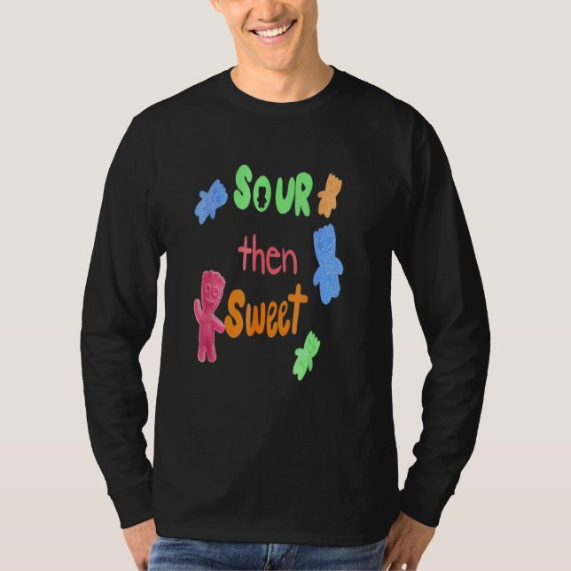 Sour Sen Sweet Sour Candy Patch Kids T Shirt (Framsida)