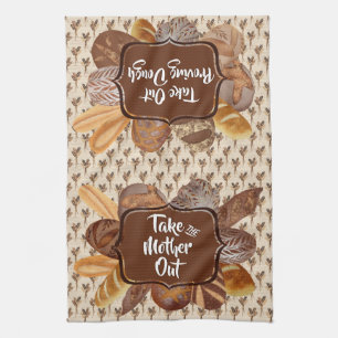 Sourdough Bread Baking Personlig Kitchen Towel Kökshandduk