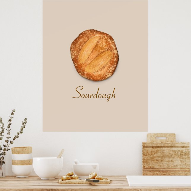 Sourdough Bread Poster (Kök)