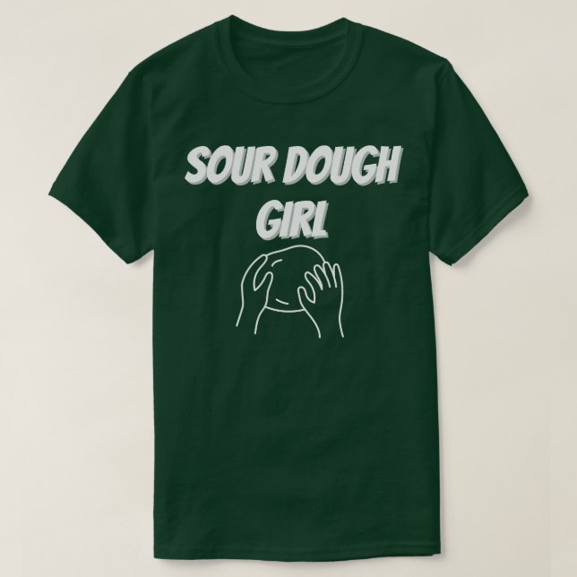 Sourdough Girl Design T Shirt (Design framsida)