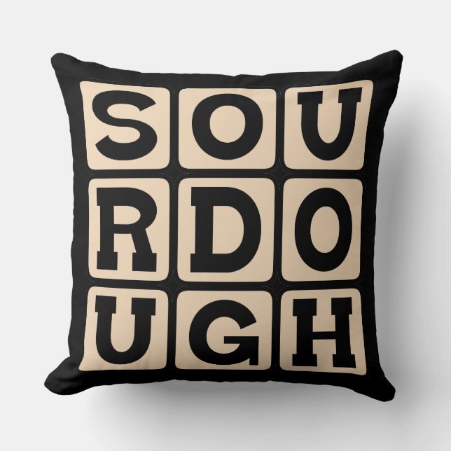 Sourdough San Francisco Bread Kudde (Framsida)