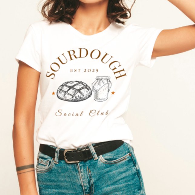 Sourdough Social Klubb T Shirt (Skapare uppladdad)
