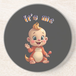 souriez à la joie de bébé mignonne, et au bonheur. underlägg