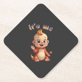 souriez à la joie de bébé mignonne, et au bonheur. underlägg papper