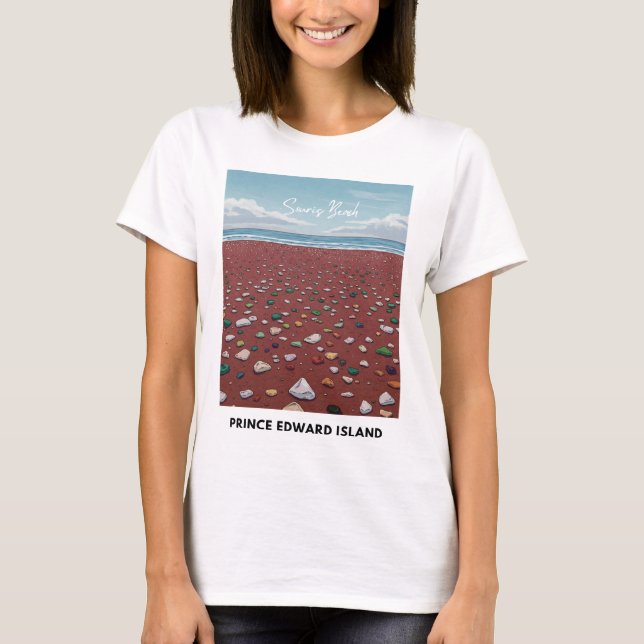 Souris Beach Seaglass T-Shirt (Framsida)