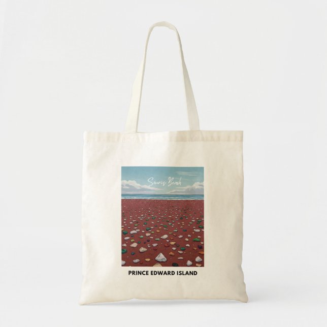 Souris Beach Tote Bag Tygkasse (Framsidan)