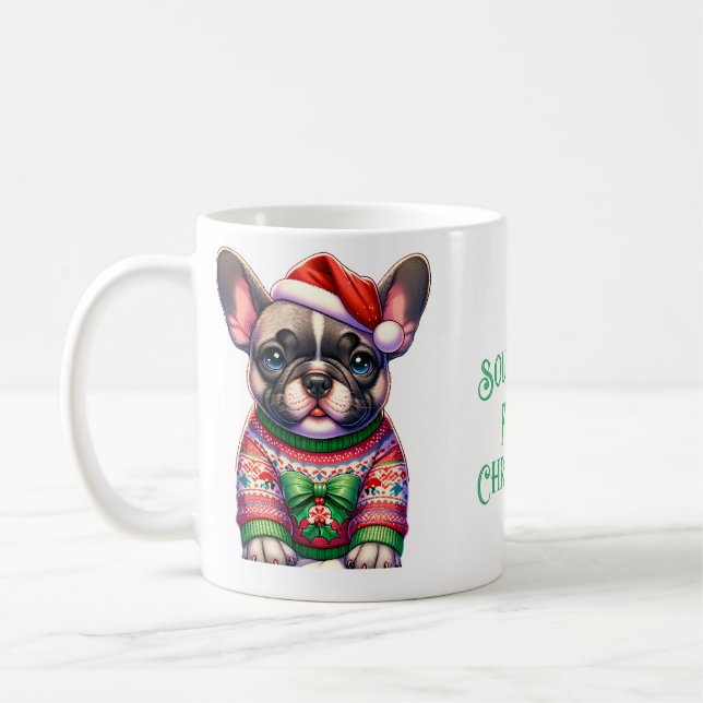 Sourpug Jul ful sweater Kaffemugg (Vänster)
